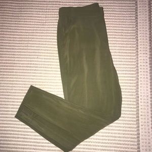 White House Black Market - The SLIM Ankle Olive green pants